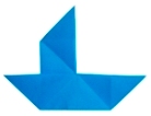 Парусник оригами